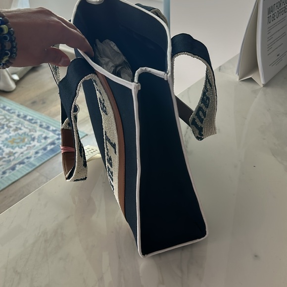 Custom beaded tote - Picture 2 of 3